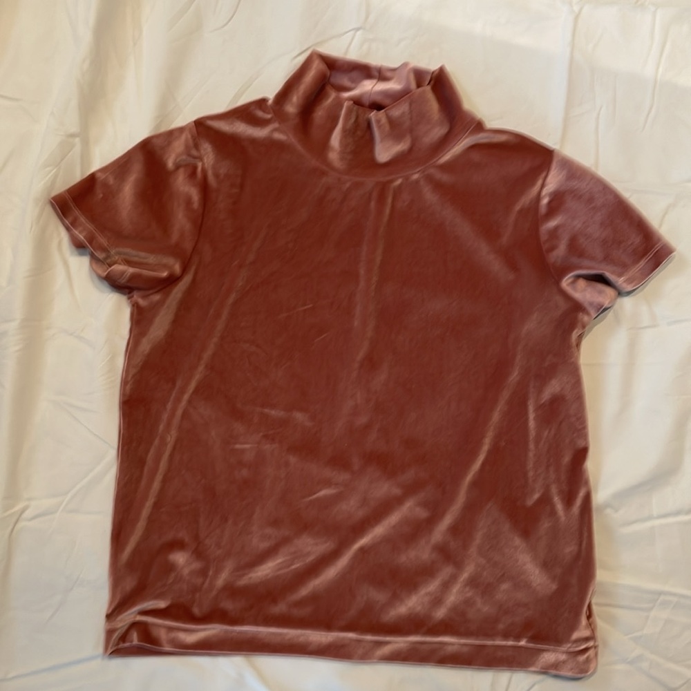 🇨🇦PAPER LABEL velour top - Picture 3 of 9